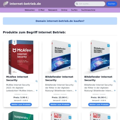 Screenshot internet-betrieb.de