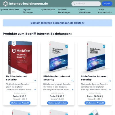 Screenshot internet-beziehungen.de