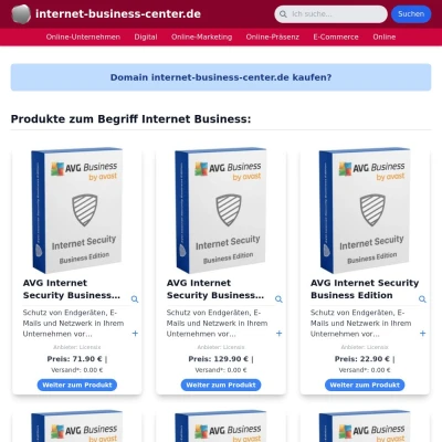 Screenshot internet-business-center.de