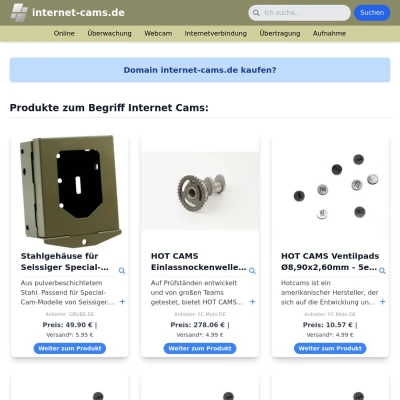 Screenshot internet-cams.de