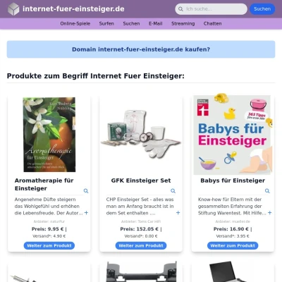 Screenshot internet-fuer-einsteiger.de