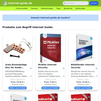 Screenshot internet-guide.de