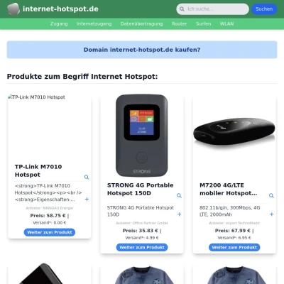 Screenshot internet-hotspot.de