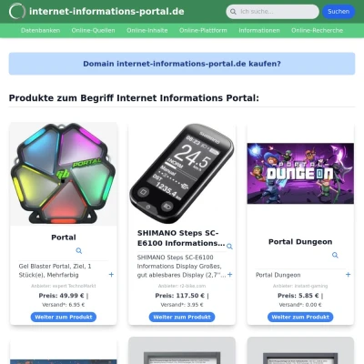 Screenshot internet-informations-portal.de