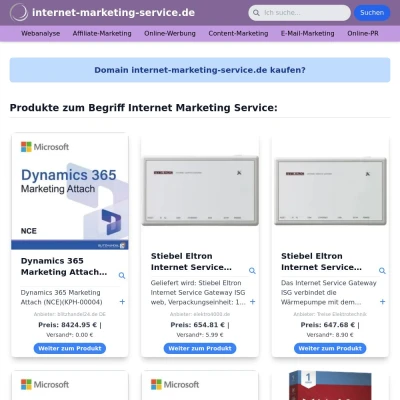 Screenshot internet-marketing-service.de