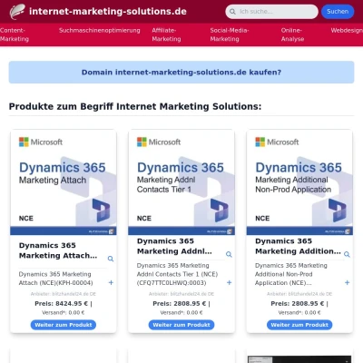 Screenshot internet-marketing-solutions.de