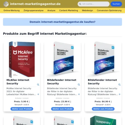 Screenshot internet-marketingagentur.de