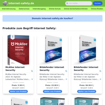 Screenshot internet-safety.de