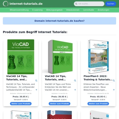 Screenshot internet-tutorials.de