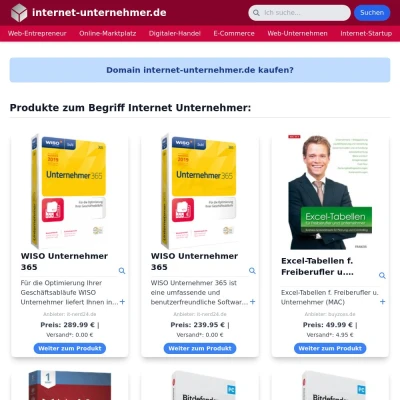 Screenshot internet-unternehmer.de