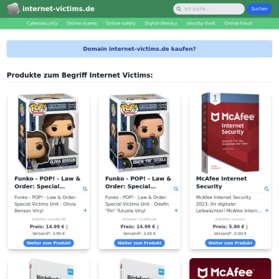 Screenshot internet-victims.de