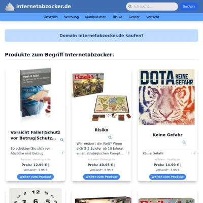 Screenshot internetabzocker.de