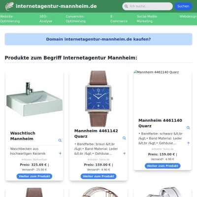 Screenshot internetagentur-mannheim.de