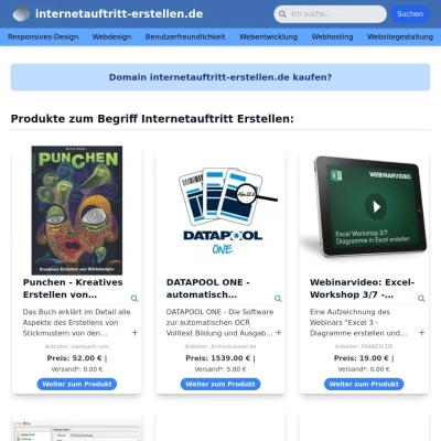 Screenshot internetauftritt-erstellen.de