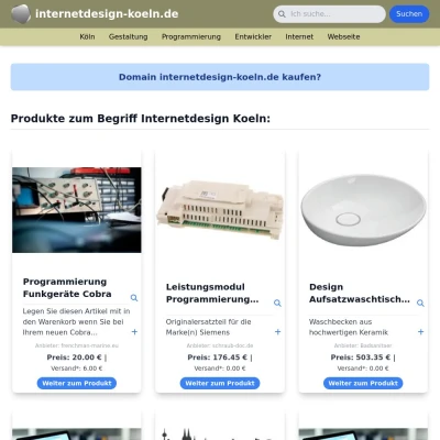 Screenshot internetdesign-koeln.de