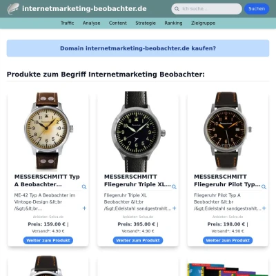 Screenshot internetmarketing-beobachter.de