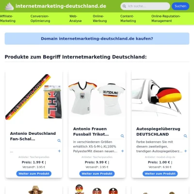 Screenshot internetmarketing-deutschland.de