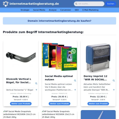 Screenshot internetmarketingberatung.de