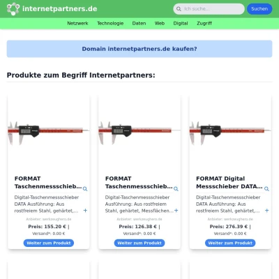 Screenshot internetpartners.de