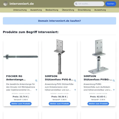Screenshot interveniert.de