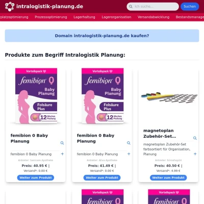 Screenshot intralogistik-planung.de