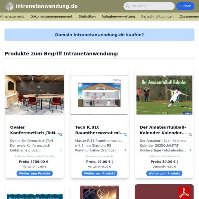 Screenshot intranetanwendung.de