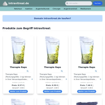 Screenshot intravitreal.de