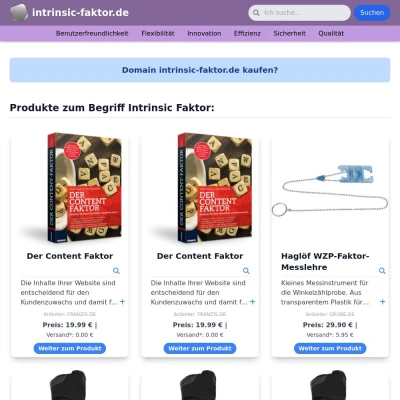 Screenshot intrinsic-faktor.de