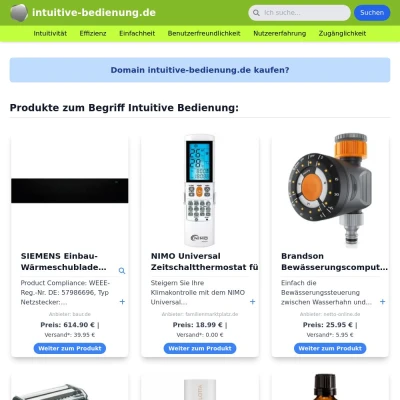 Screenshot intuitive-bedienung.de
