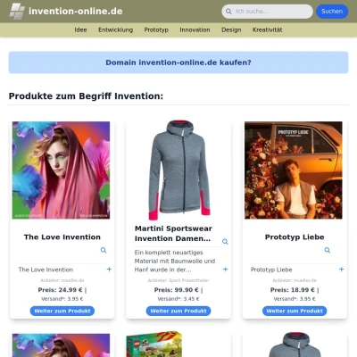 Screenshot invention-online.de