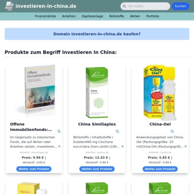 Screenshot investieren-in-china.de