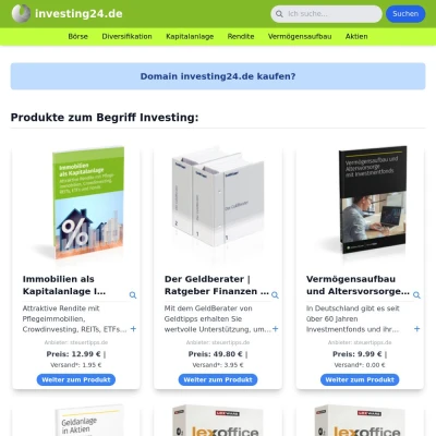 Screenshot investing24.de