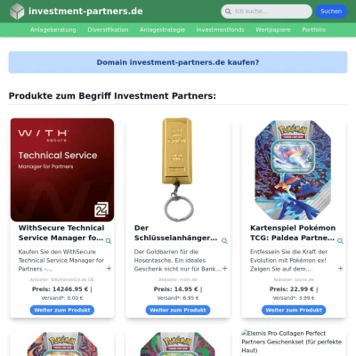 Screenshot investment-partners.de