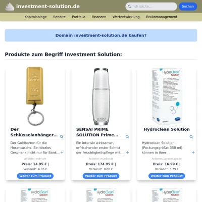 Screenshot investment-solution.de