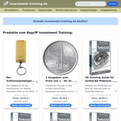 Screenshot investment-training.de