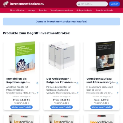 Screenshot investmentbroker.eu