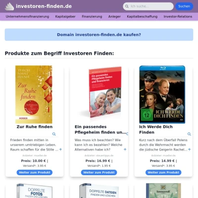 Screenshot investoren-finden.de