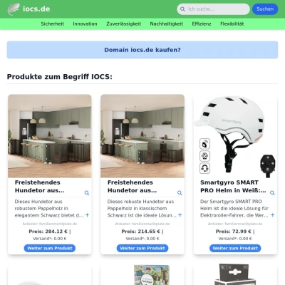 Screenshot iocs.de