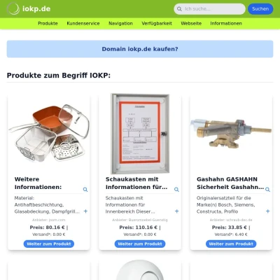 Screenshot iokp.de