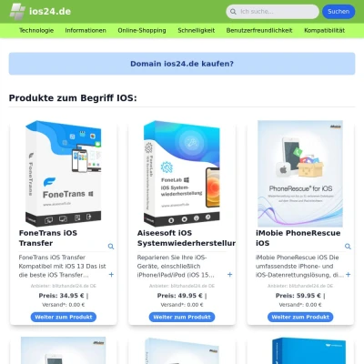 Screenshot ios24.de