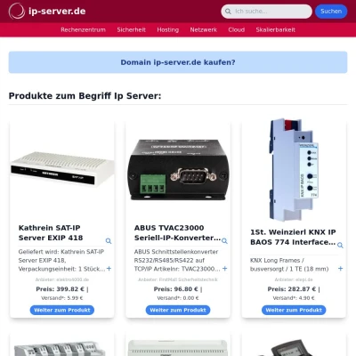 Screenshot ip-server.de