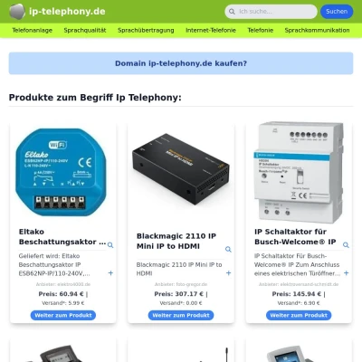 Screenshot ip-telephony.de