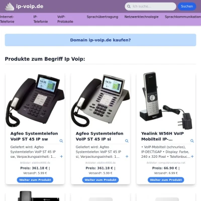 Screenshot ip-voip.de