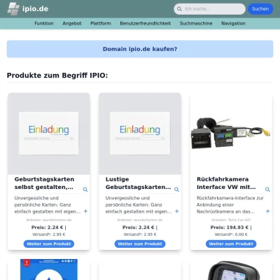 Screenshot ipio.de