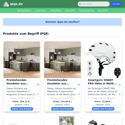 Screenshot ipqe.de