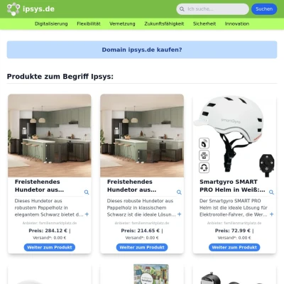 Screenshot ipsys.de