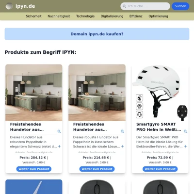 Screenshot ipyn.de