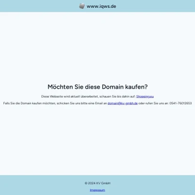 Screenshot iqws.de