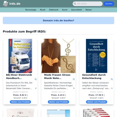 Screenshot irds.de