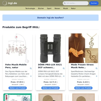 Screenshot irgl.de